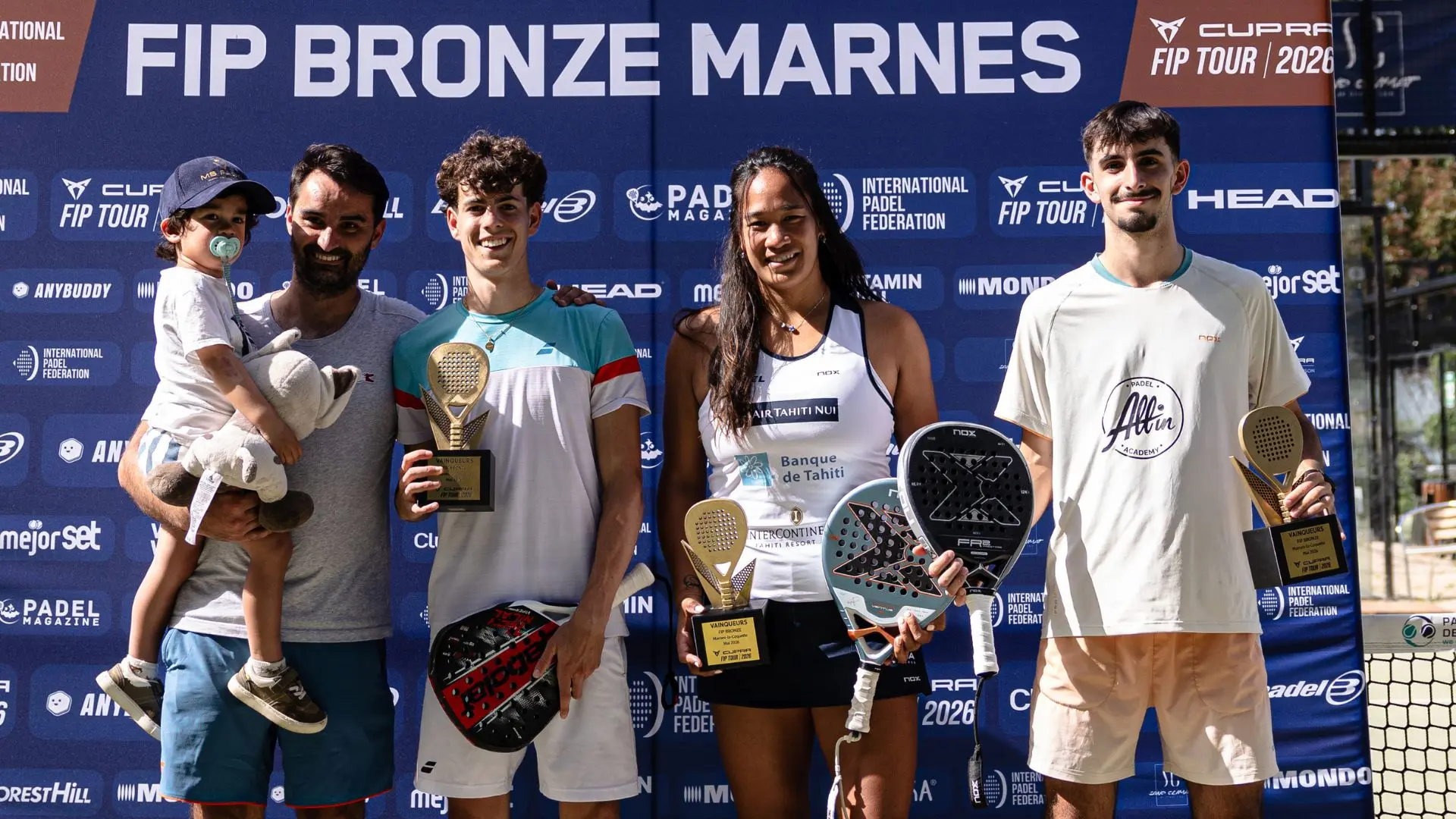 Le padel français en fête avec les sacres de Godallier et des jeunes Robert / Guy de Chamisso au FIP Bronze Marnes