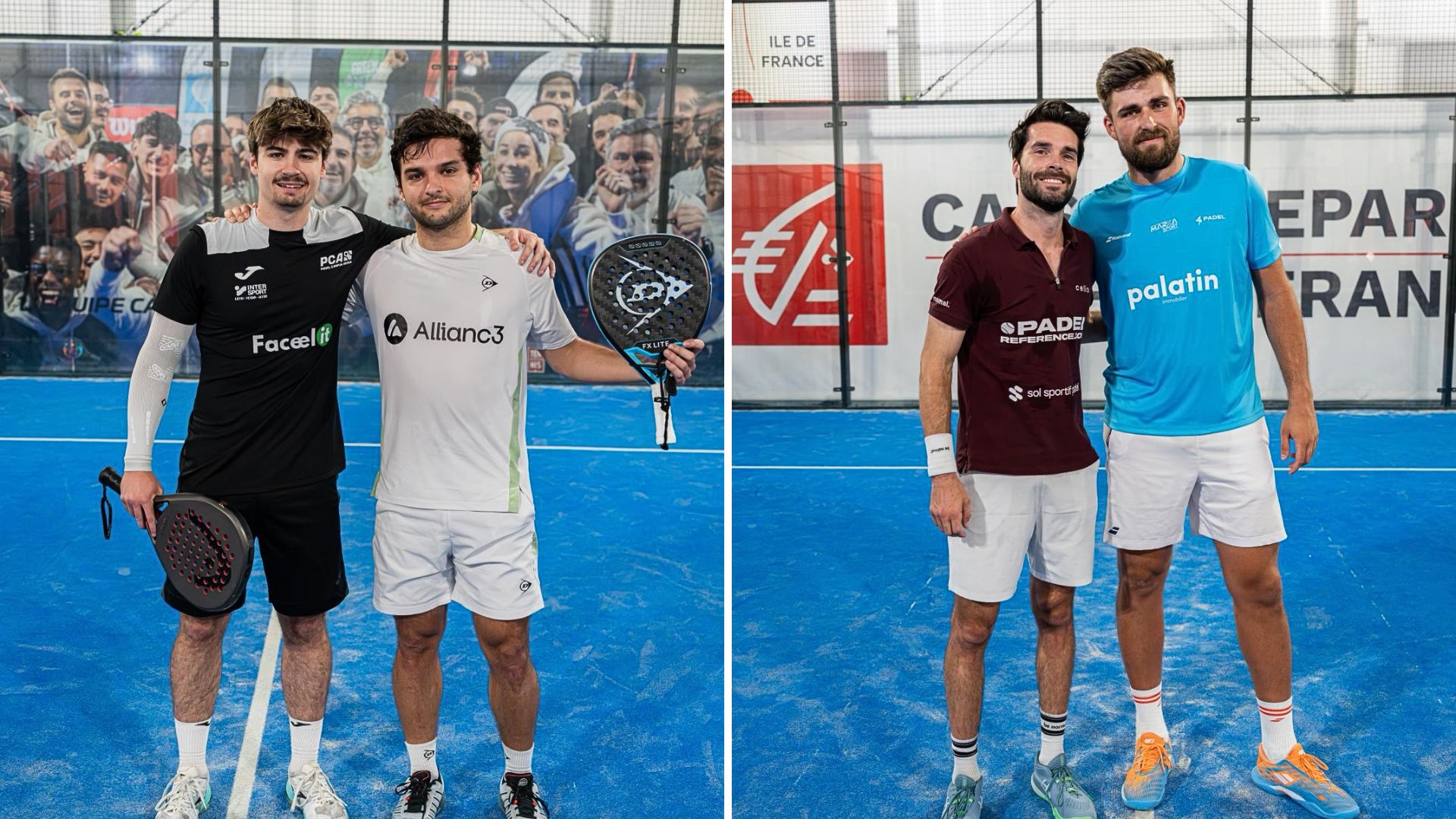 Marie et Motz au forceps pour rejoindre Gortzounian / Deknuydt en finale du P1000 Casa Padel DOS Asnières