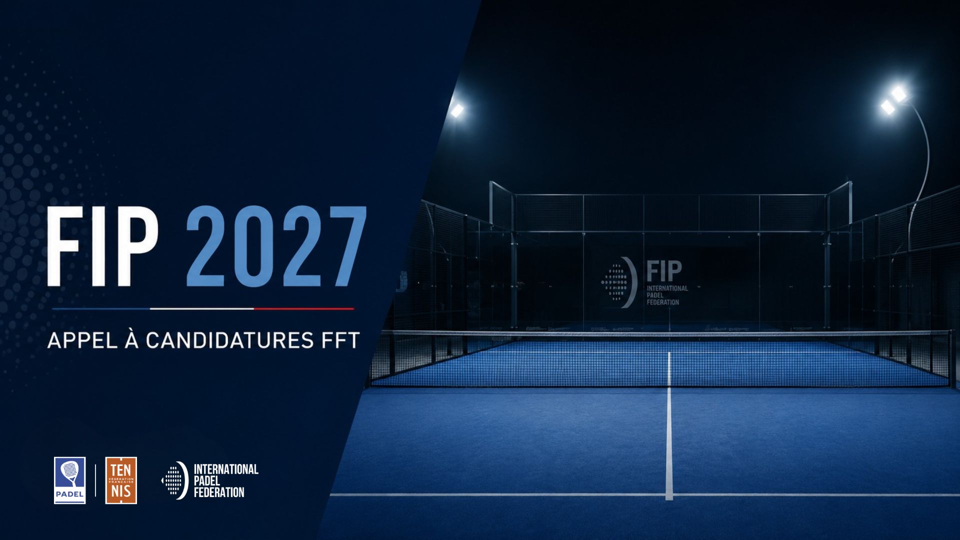 La FFT lance son appel à candidatures pour les tournois FIP 2027