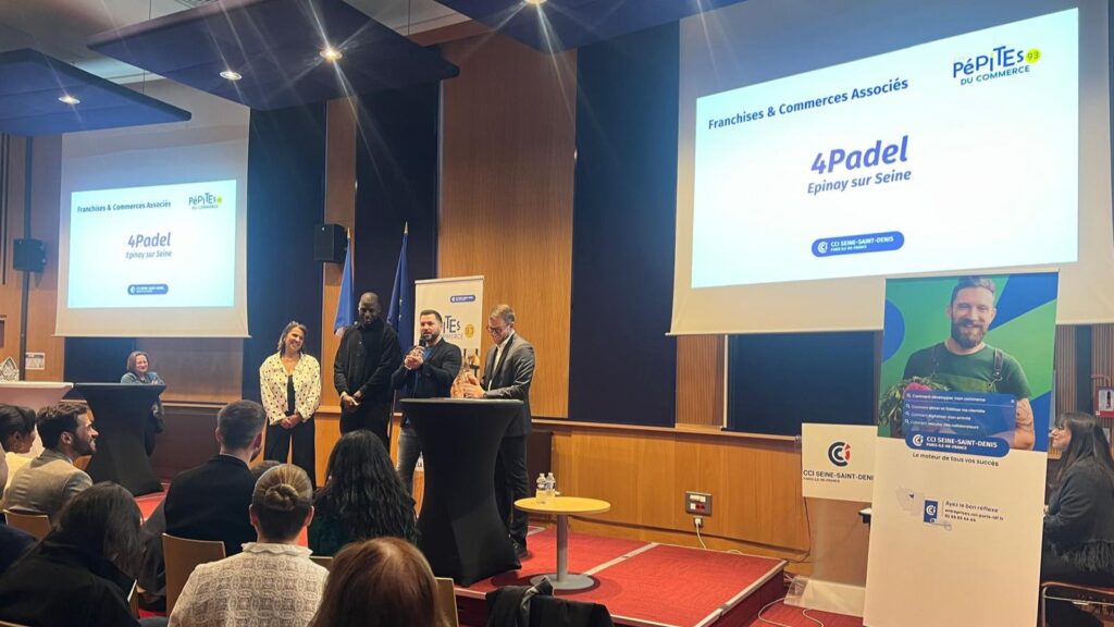 4PADEL Épinay-sur-Seine récompensé par deux trophées du commerce 2026