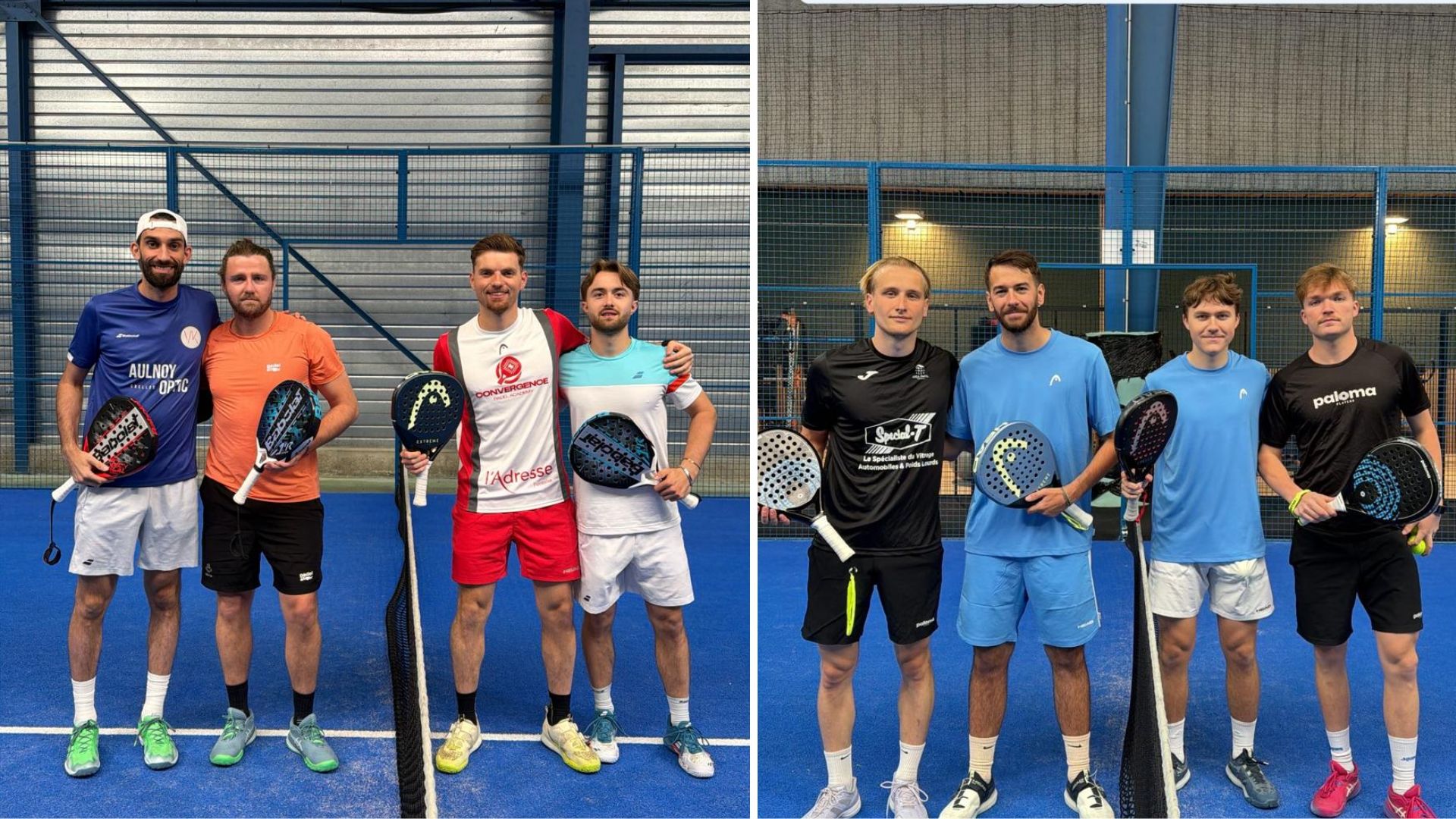 Pillon / Lefevre et Brechemier / Gonzalez en finale du P1000 EVA Rouen