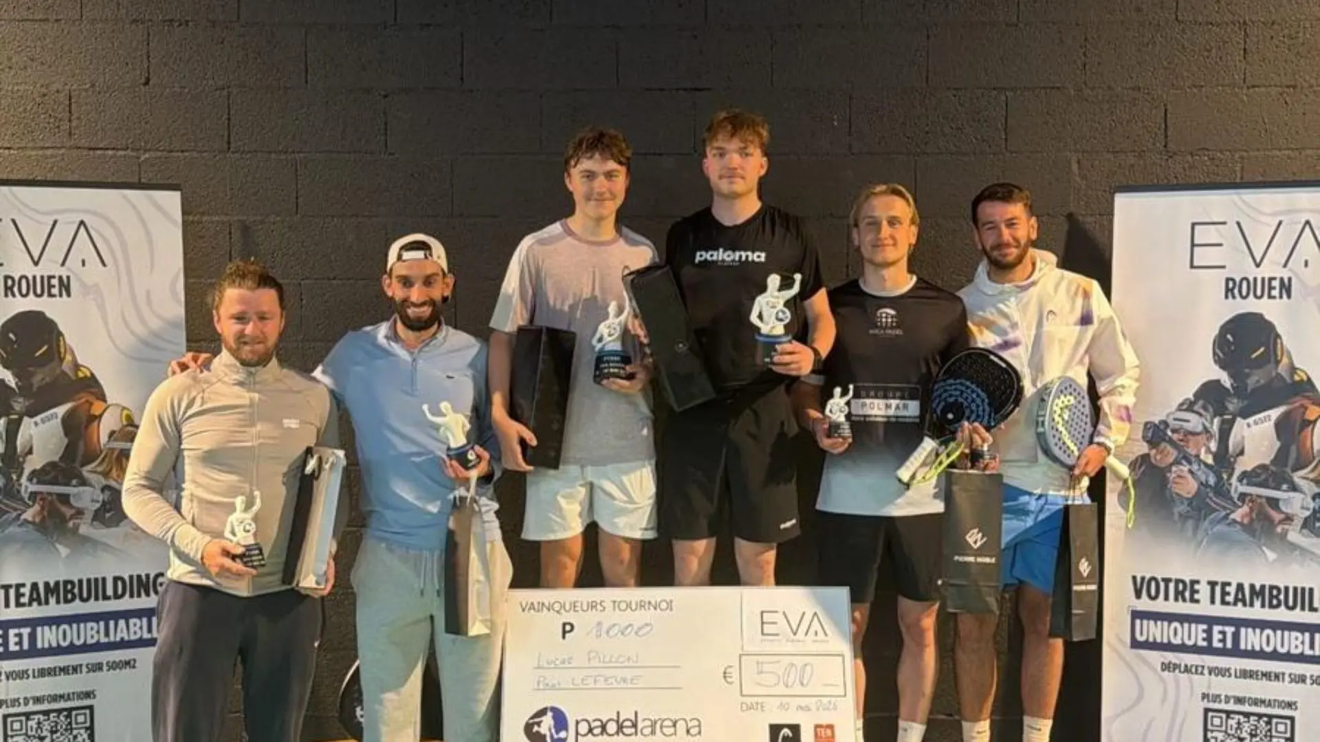 Pillon et Lefevre renversent Gonzalez / Brechemier en finale du P1000 EVA Padel Rouen