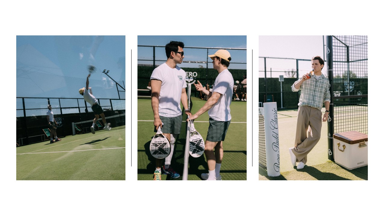De Spider-Man au padel… avec une bière à la main : Tom Holland change de registre
