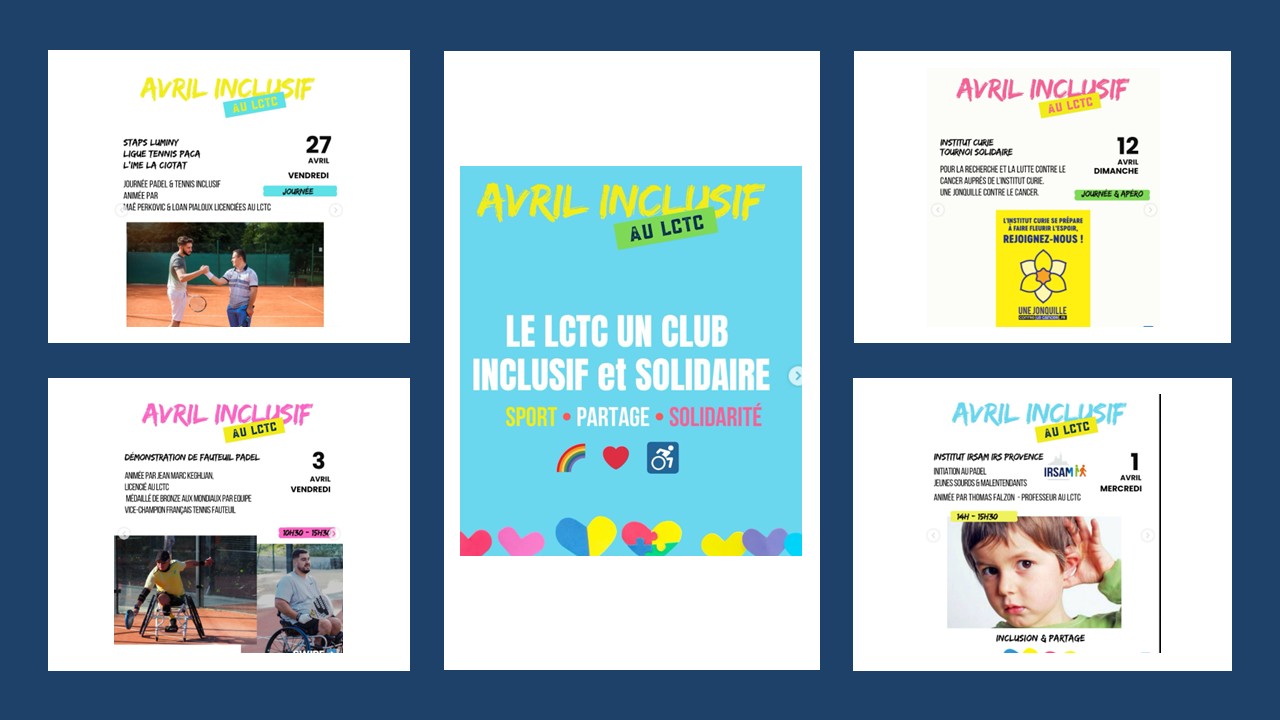 Le LCTC met l’inclusion à l’honneur avec un mois d’avril entièrement dédié au sport pour tous