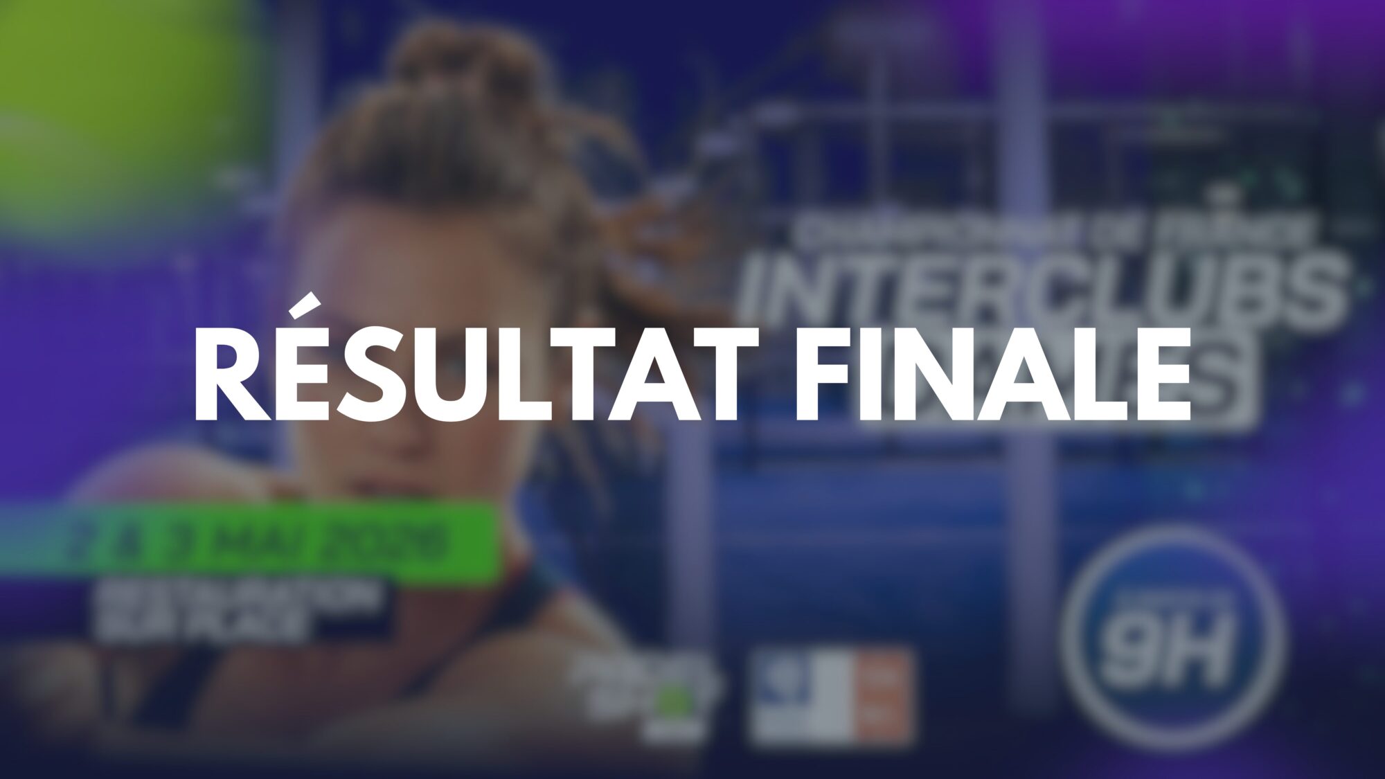 RESULTAT FINALE DAMES EST
