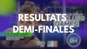 RESULTATS DEMI-FINALES