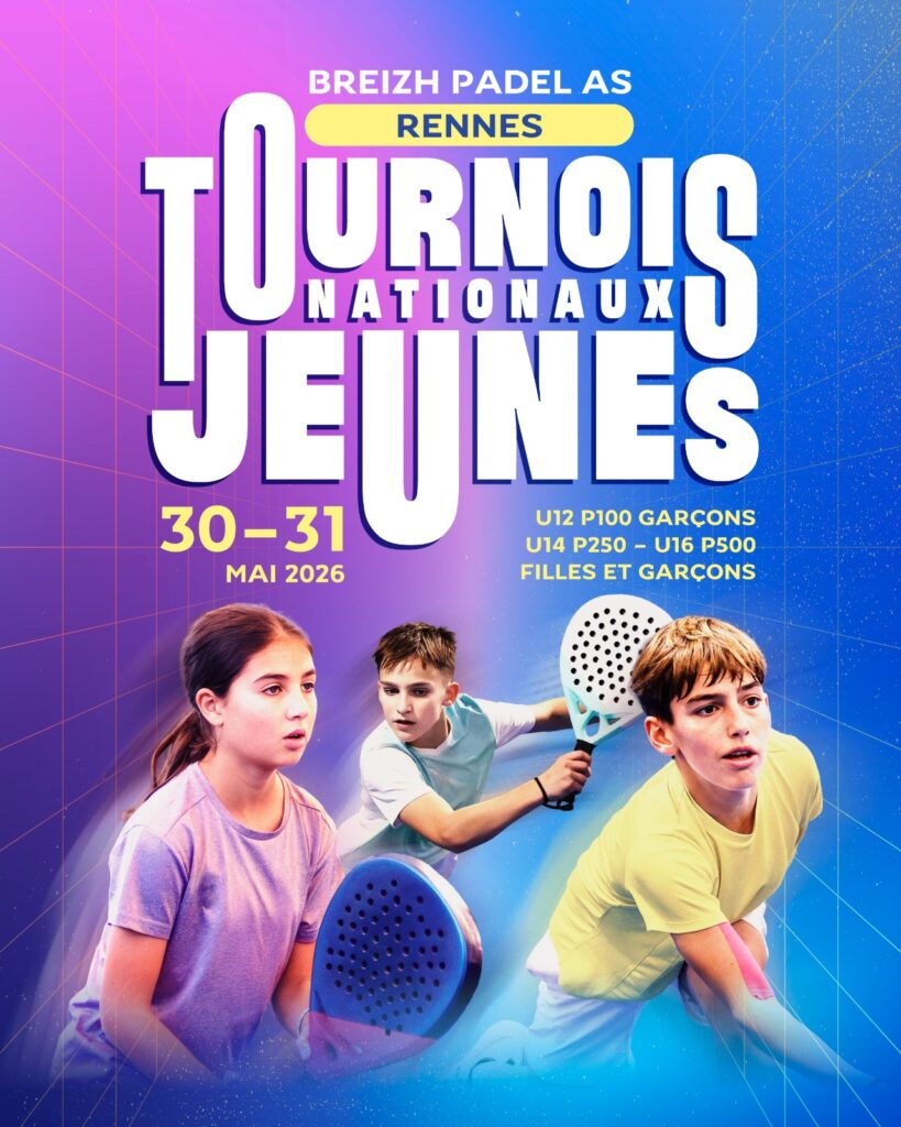TNJ Rennes – Le circuit jeunes fait étape au Breizh Padel AS | Padel Magazine TNJ Rennes – Le circuit jeunes fait étape au Breizh Padel AS