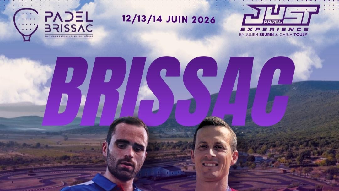Padel Brissac accueille un stage avec Bastien Blanqué et Nico Gavino en juin 2026