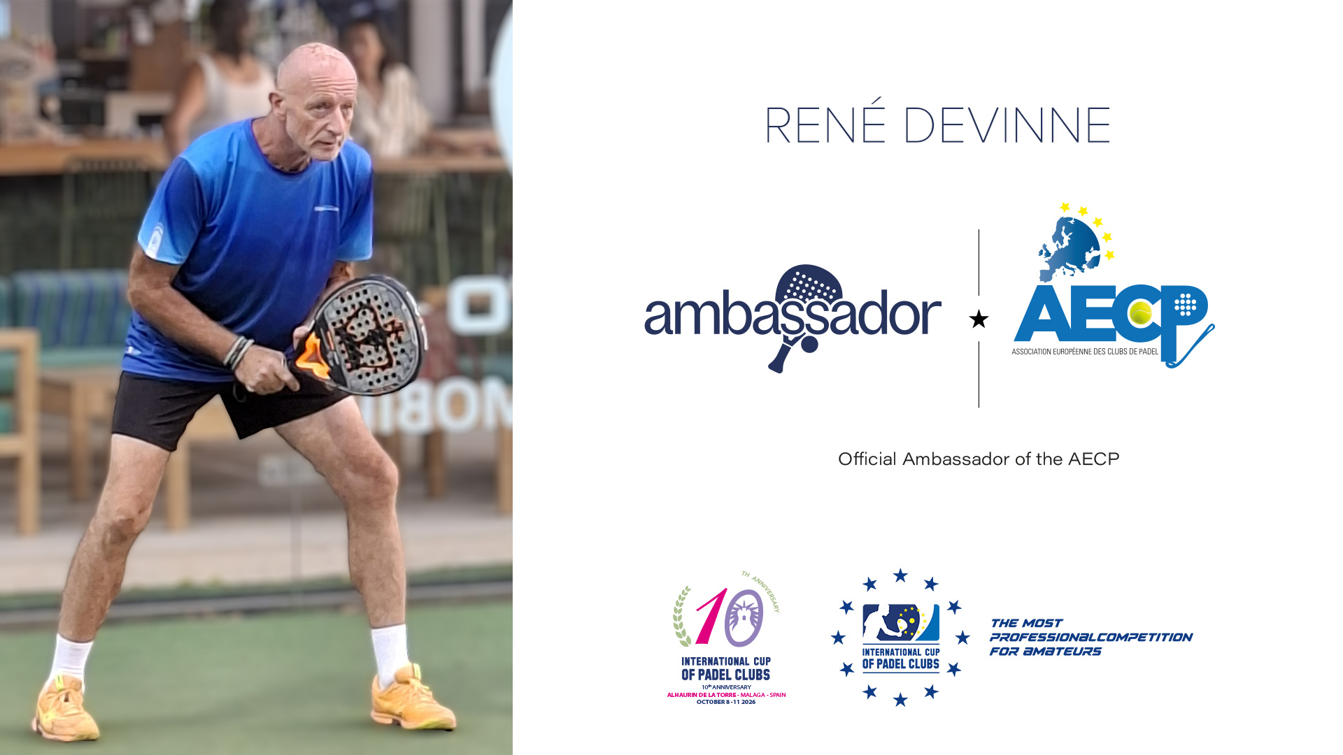René Devinne : « Faire rayonner le padel africain avec l’AECP »