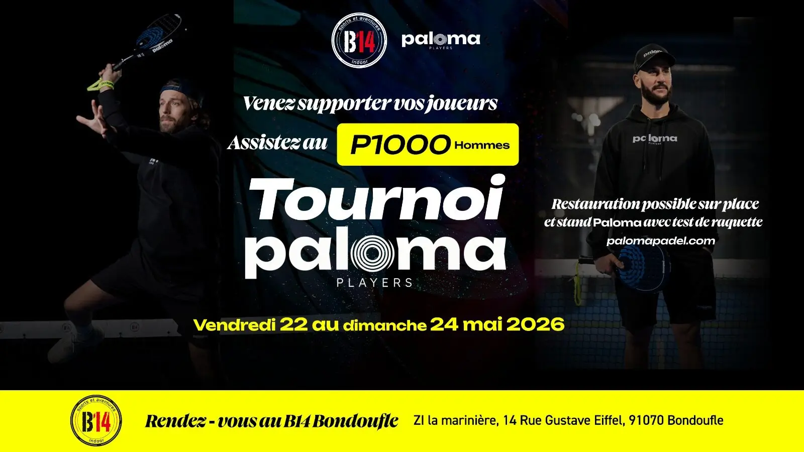 P1000 B14 – Résultats / Live / Programmation