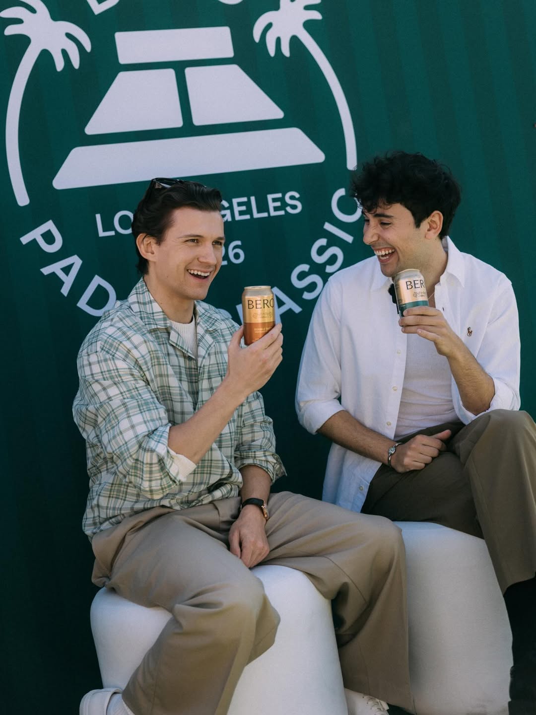 potes Tom Holland Spiderman padel bière