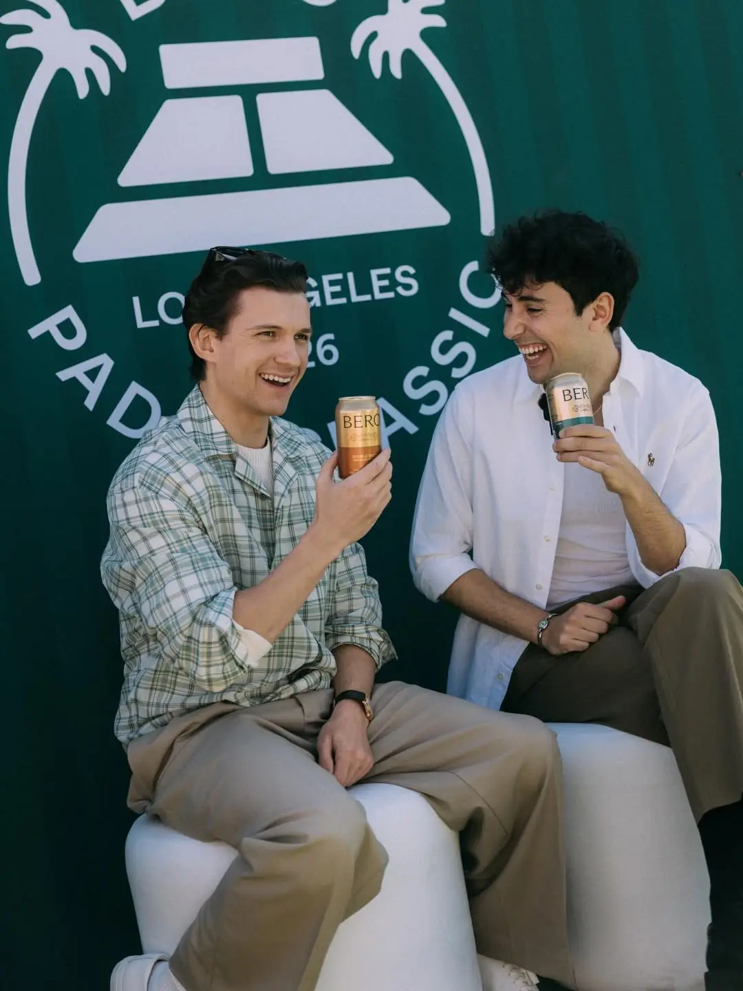 potes Tom Holland Spiderman padel bière