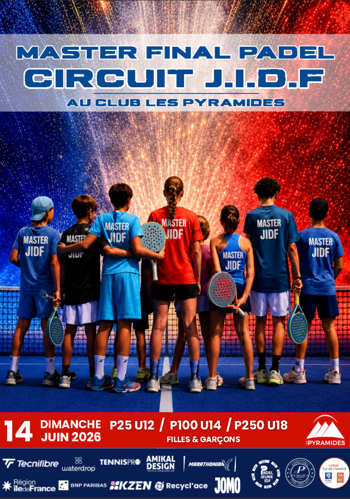 Le Master JIDF 2026 vient conclure une saison record pour le padel jeunes francilien