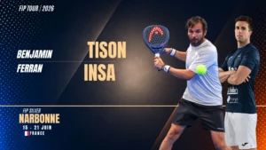 Benjamin Tison s'associe au 102e mondial Ferran Insa pour le FIP Silver Narbonne