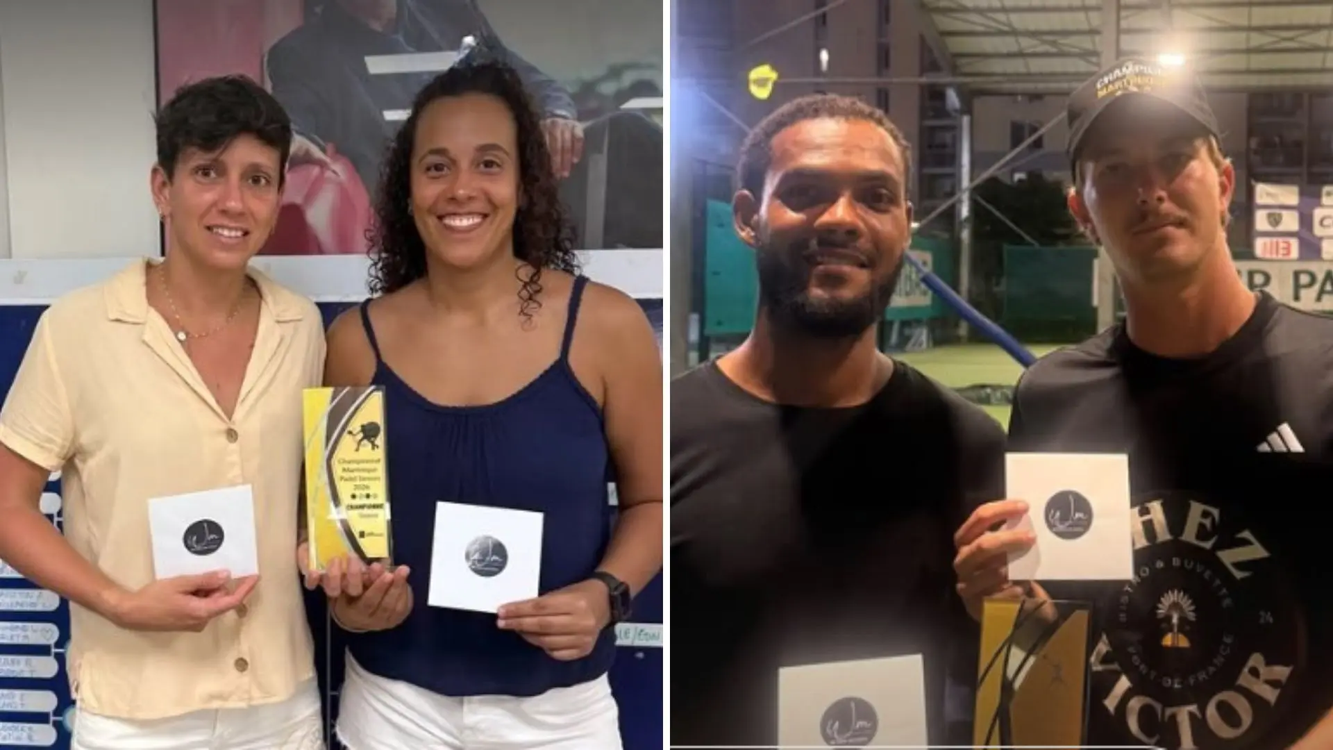 Bense / Euphrasie et Chabrier / Delannoy sacrés champions de Martinique 2026