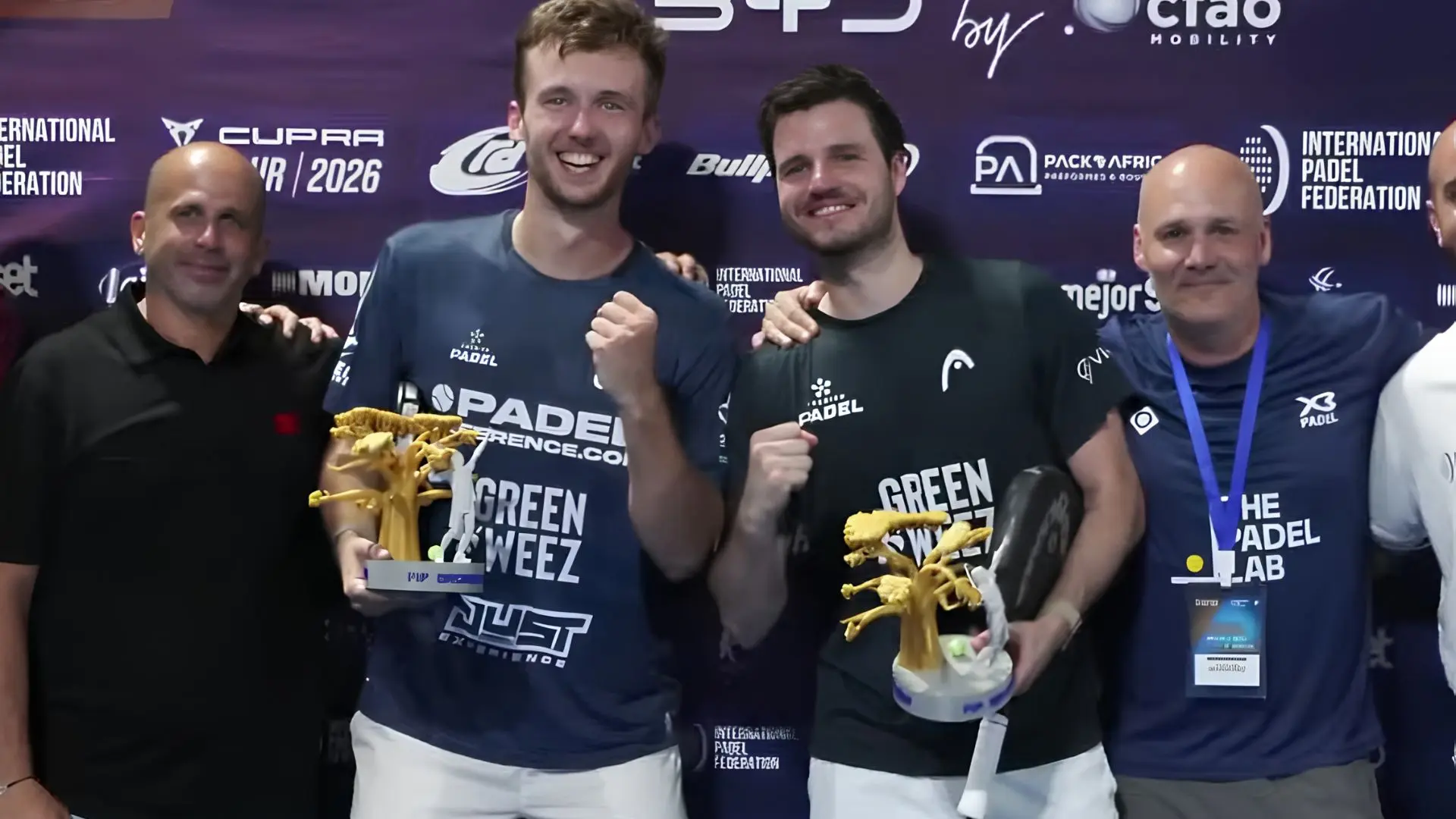 Bergeron et Seurin concluent une semaine parfaite au FIP Bronze Dakar en s'offrant le titre