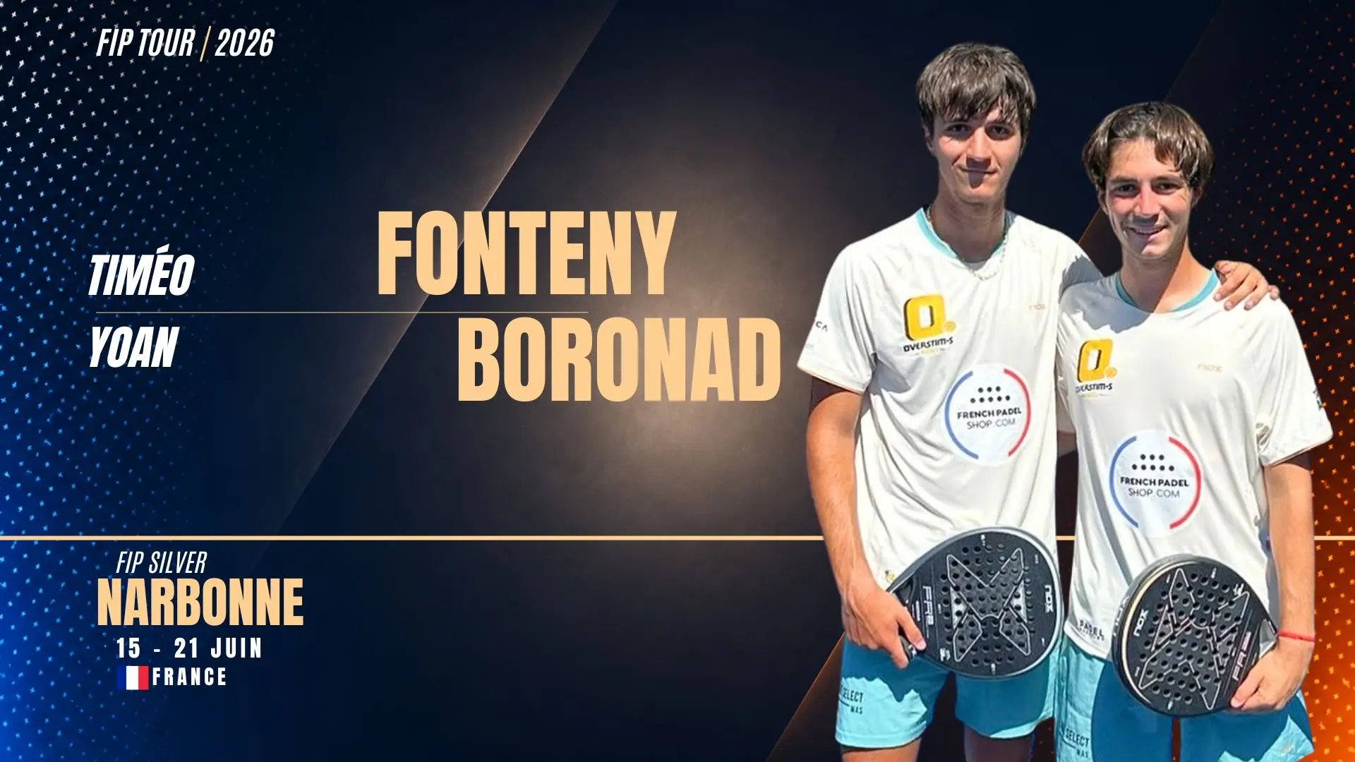 Boronad et Fonteny réunis pour le FIP Silver Narbonne