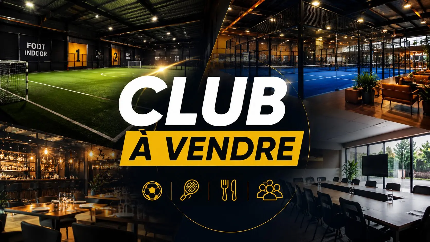 Un complexe sportif et de loisirs avec 6 pistes de padel mis en vente dans une métropole de 300 000 habitants