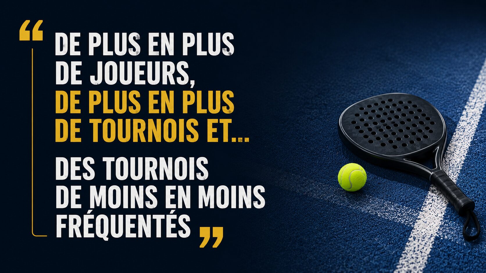 « Il y a trop de tournois » : Frédéric Richeme alerte sur une évolution préoccupante du padel amateur français