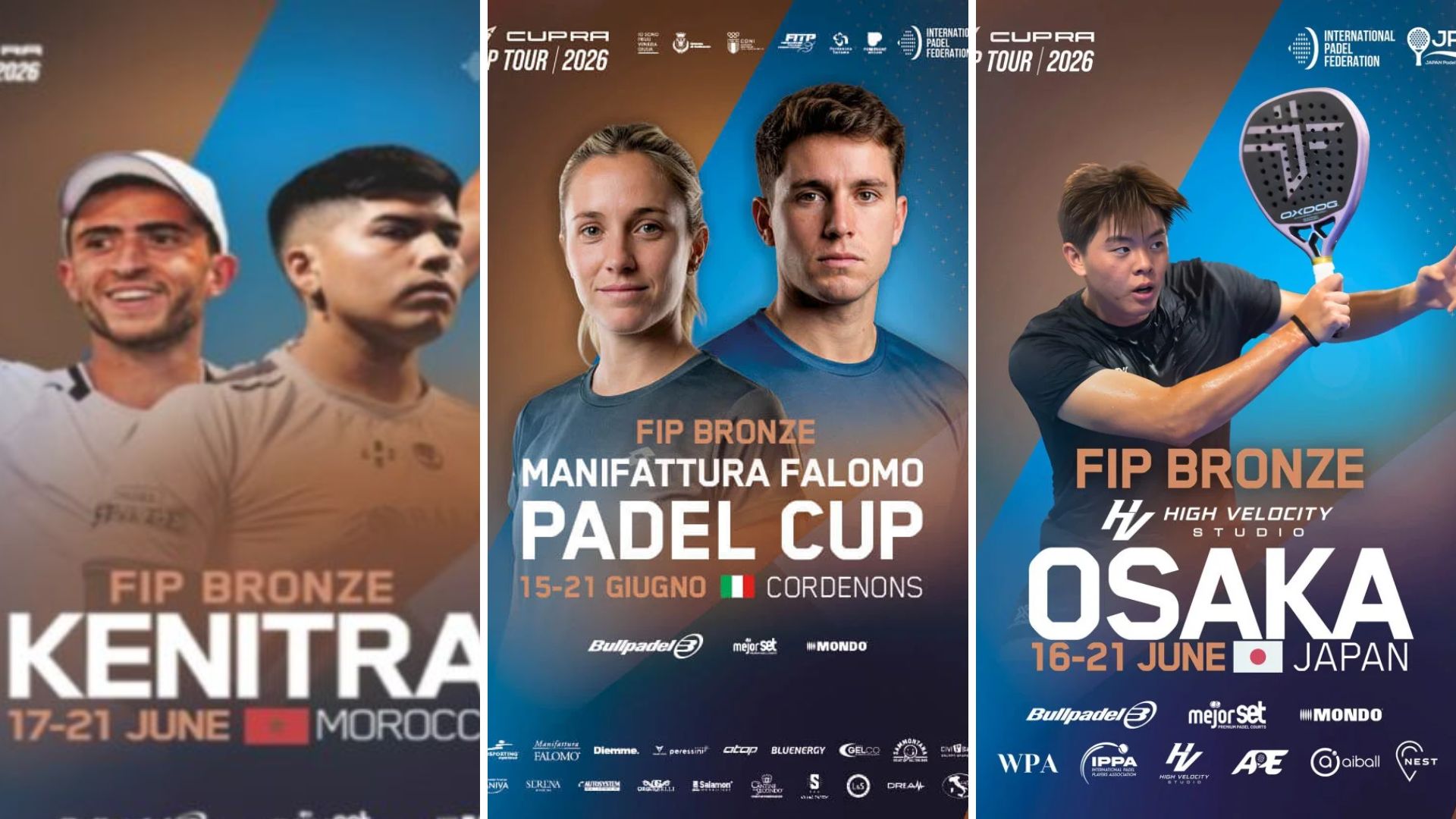 En dehors de Narbonne, plusieurs Français lancent leur semaine sur le FIP Tour à Cordenons, Osaka et Kénitra