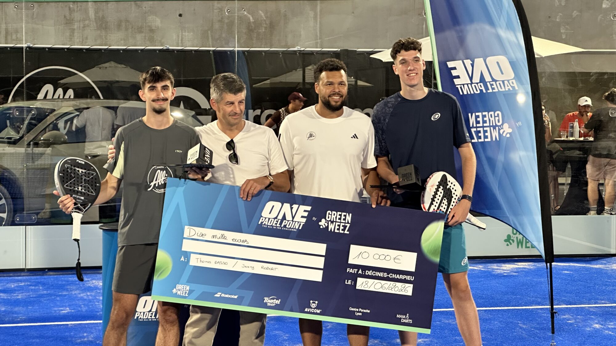 Robert / Basso s’offrent les 10 000 € du One Padel Point | Padel Magazine Robert / Basso s’offrent les 10 000 € du One Padel Point