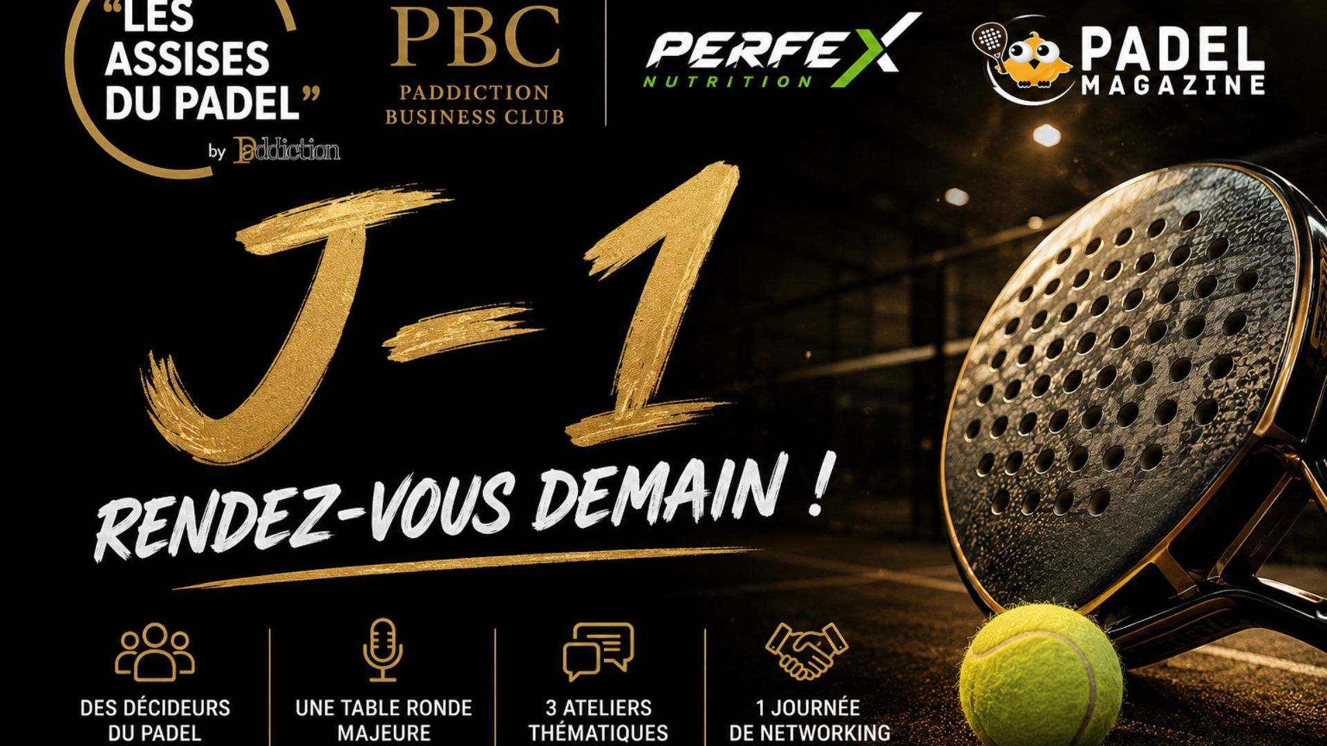 J-1 avant les Assises du Padel de Marseille : plus de 15 experts réunis pour imaginer le futur du padel français