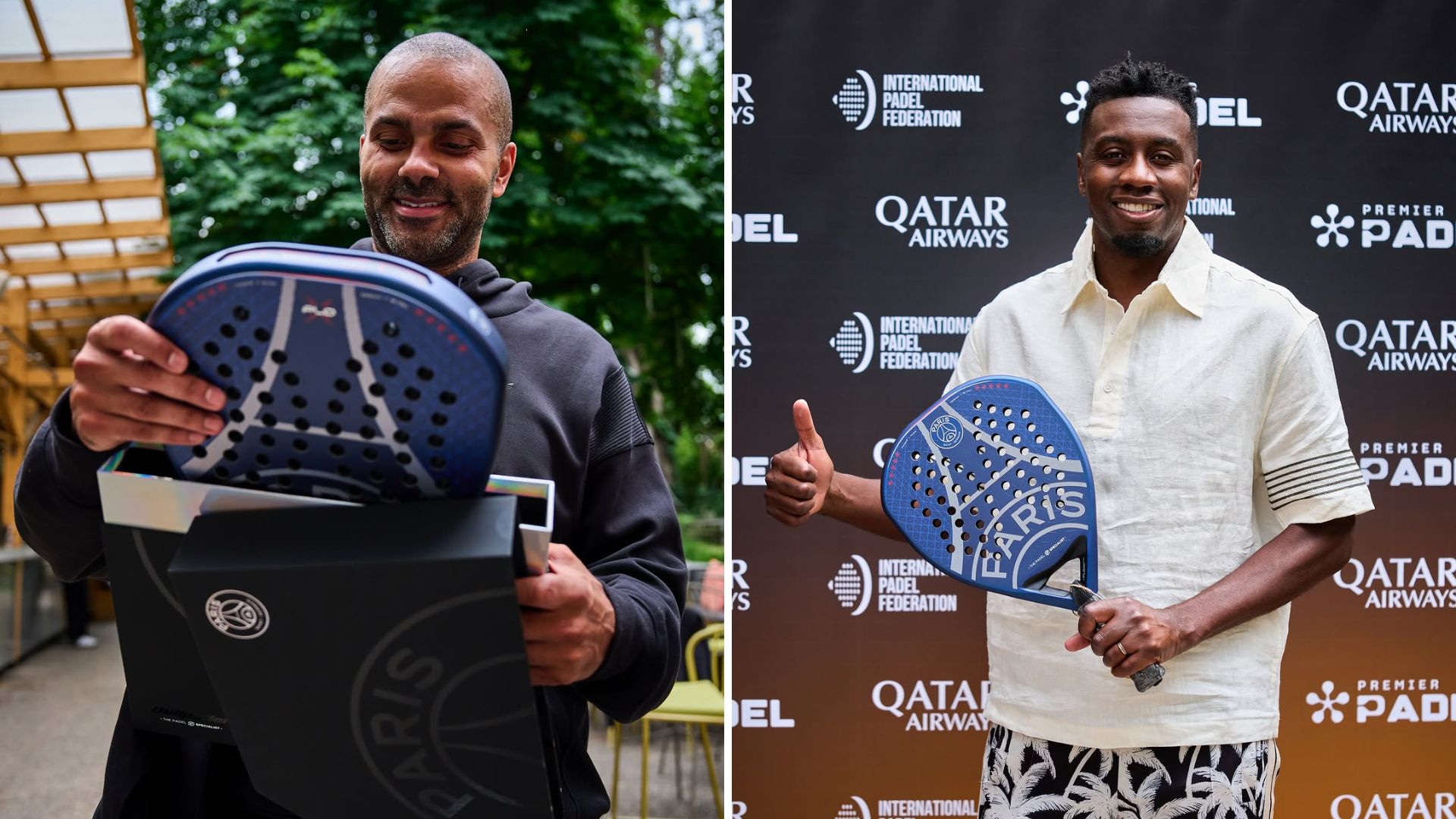 Le PSG et Bullpadel dévoilent des raquettes aux couleurs du club