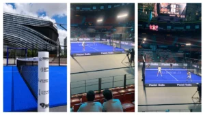 Padel Galis joue à domicile en installant les pistes du Valencia P1
