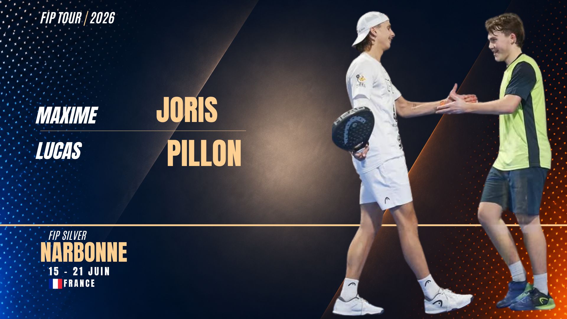 Pillon Joris les Bordelais de retour ensemble à loccasion du FIP Silver Narbonne | Padel Magazine Pillon / Joris : les Bordelais de retour ensemble à l'occasion du FIP Silver Narbonne
