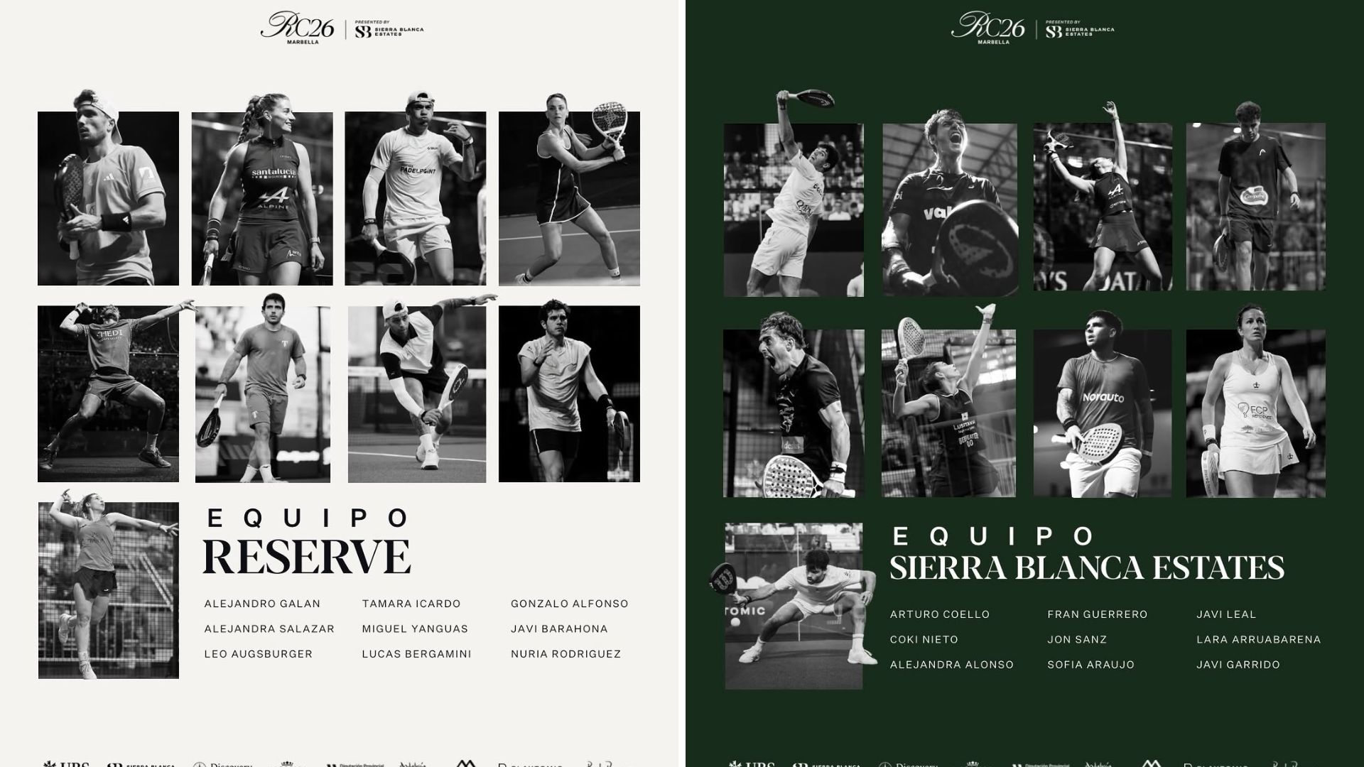 Qui jouera avec qui ? Les équipes et le programme de la Reserve Cup Marbella