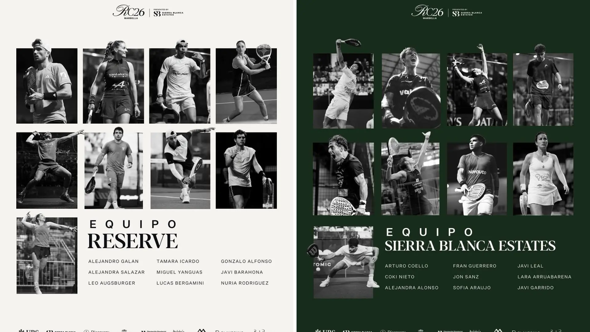 Qui jouera avec qui ? Les équipes et le programme de la Reserve Cup Marbella