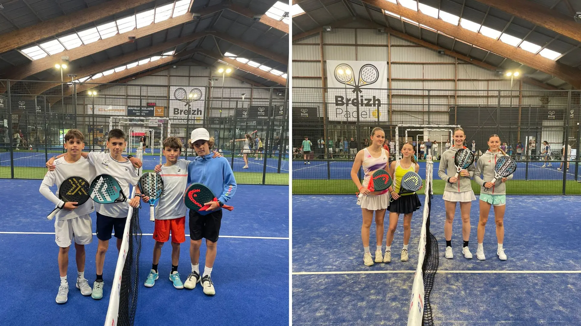 Rennes sacre ses champions : retour sur les résultats du TNJ Breizh Padel
