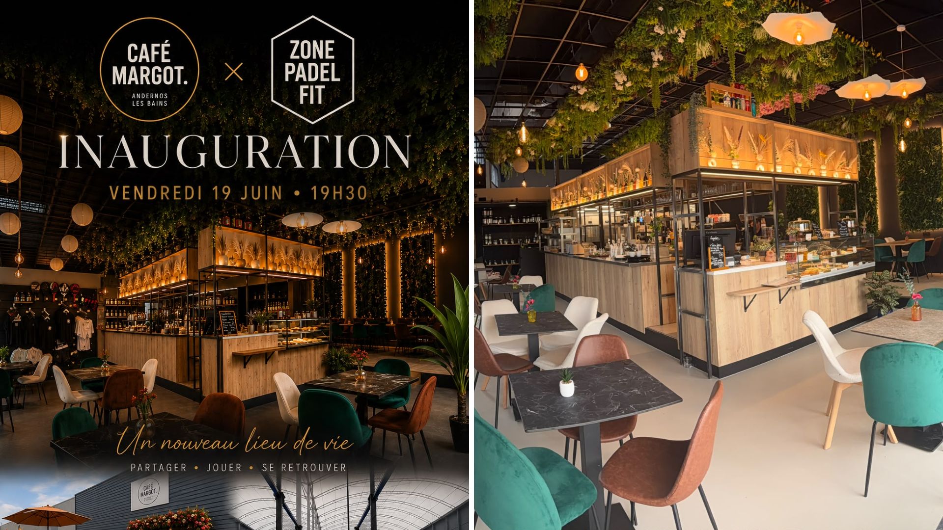 Zone Padel Fit et le Café Chez Margot ouvrent leurs portes un nouveau lieu de vie de sport et de convivialité | Padel Magazine Zone Padel Fit et le Café Chez Margot ouvrent leurs portes : un nouveau lieu de vie, de sport et de convivialité