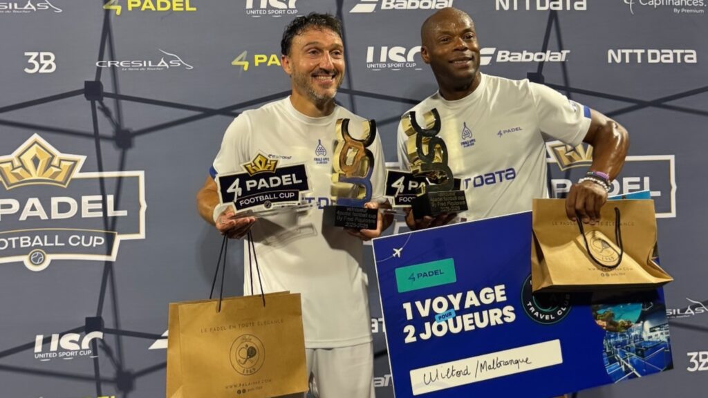 Wiltord et Malbranque remportent la première édition de la 4PADEL Football Cup