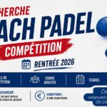 Le Sète Padel Club recrute un coach compétition pour accompagner son développement
