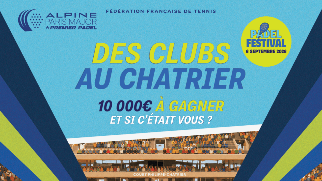 Des clubs au Philippe-Chatrier : la FFT lance un défi inédit aux amateurs de padel