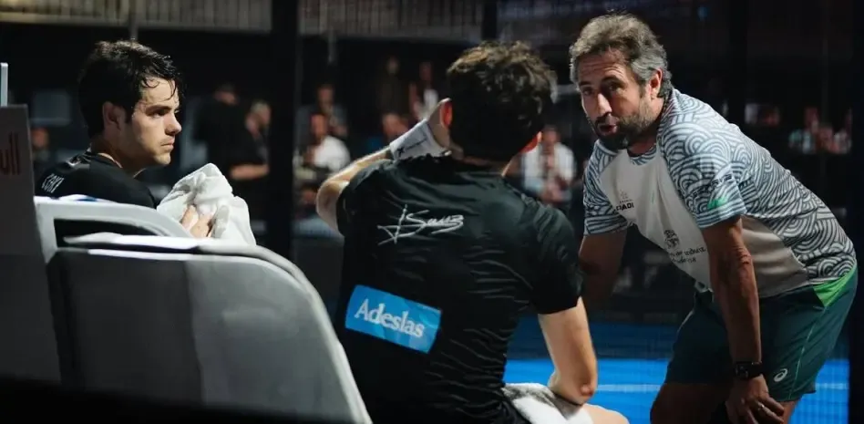 Maxi Grabiel ne cache pas son agacement | Padel Magazine Maxi Grabiel ne cache pas son agacement
