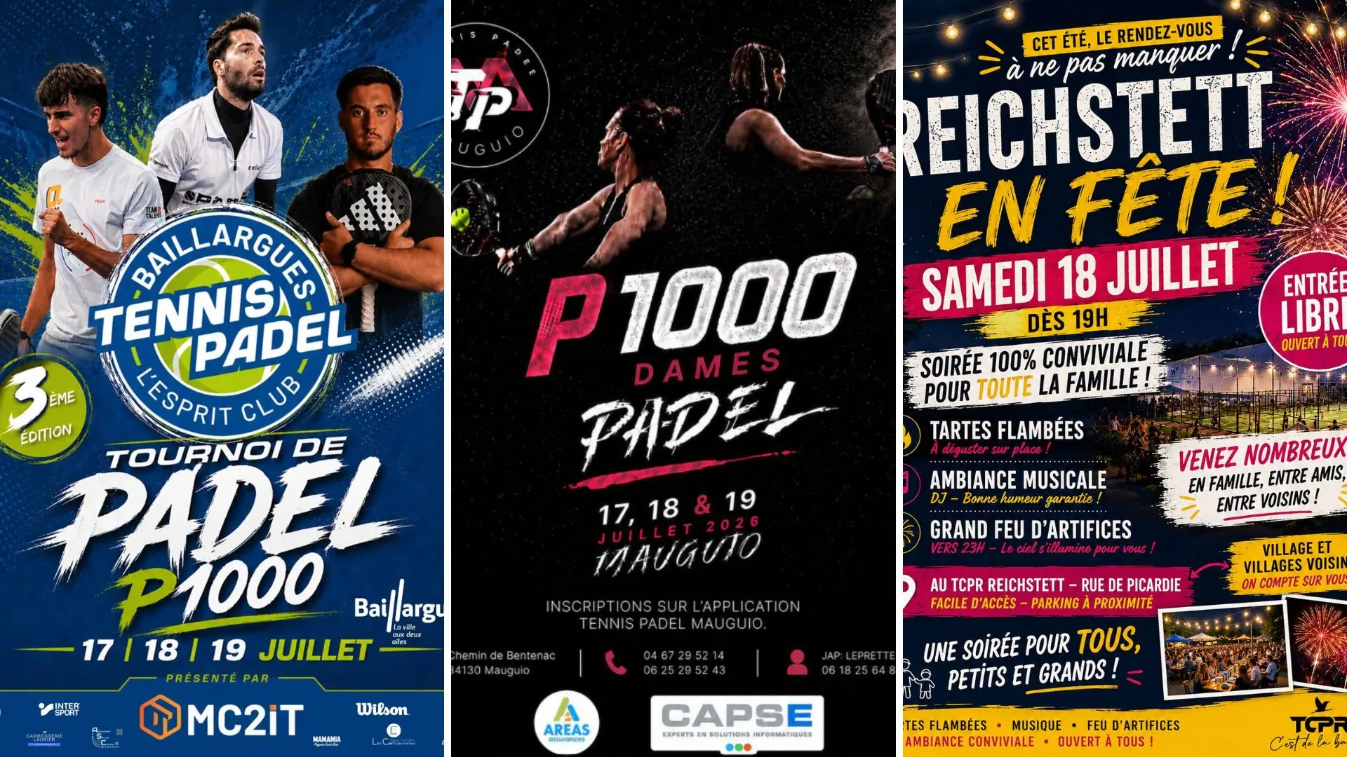 Baillargues, Reichstett et Mauguio : trois P1000 au programme ce week-end