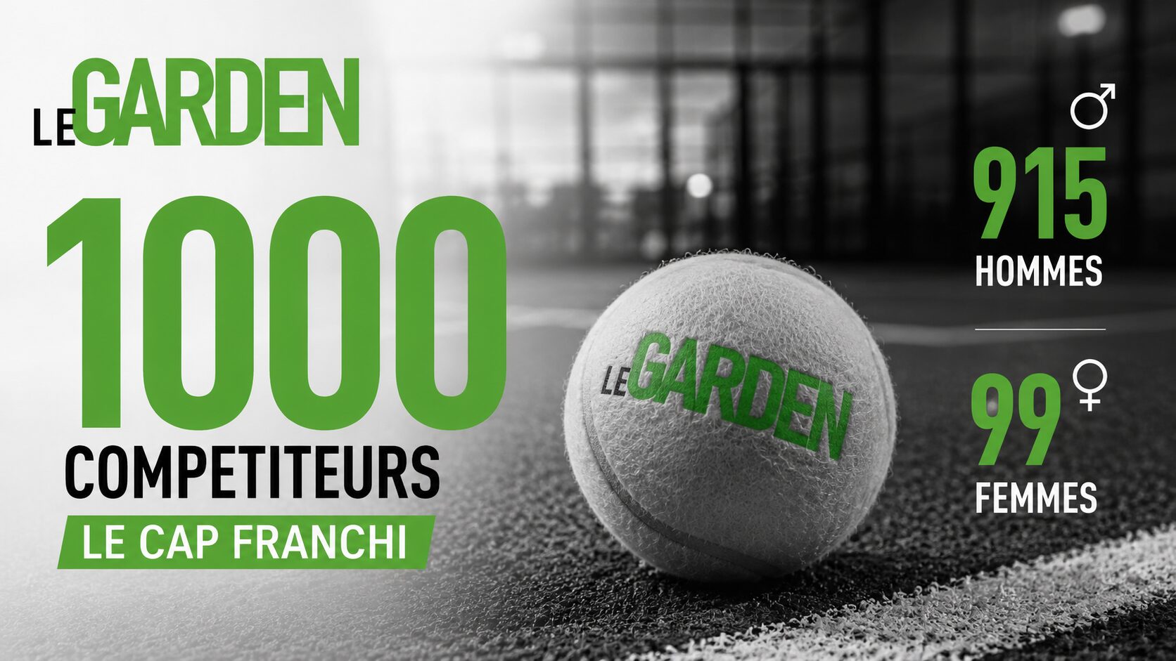Garden Rennes franchit les 1 000 compétiteurs : la remontada qui bouscule la hiérarchie du padel français