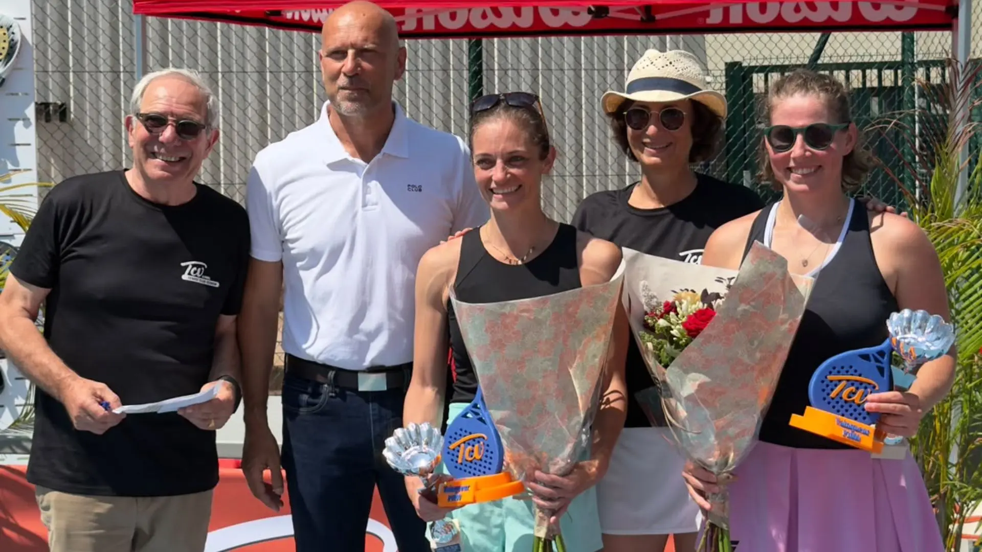 Un parcours parfait pour Duchêne et Tonda qui s'offrent le titre au P1000 dames TC Vernon