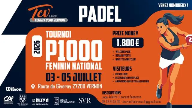 P1000 Vernon : un plateau dense emmené par Tonda / Duchêne