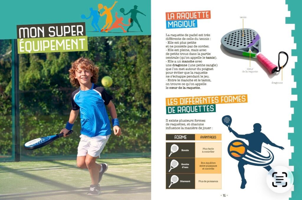 « Mes premiers pas en padel » : le livre qui veut donner envie aux enfants de découvrir le padel
