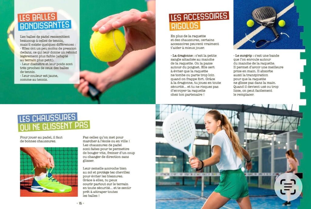 « Mes premiers pas en padel » : le livre qui veut donner envie aux enfants de découvrir le padel
