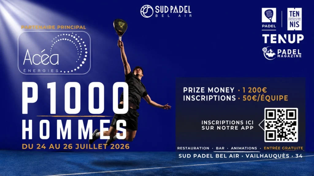 P1000 Sud Padel Bel Air : Bernard / Rubio en tête de série n°1, Pillon en quête d'un nouveau sacre