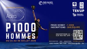 P1000 Sud Padel Bel Air : Bernard / Rubio en tête de série n°1, Pillon en quête d'un nouveau sacre