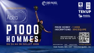 P1000 Sud Padel Bel Air : Bernard / Rubio en tête de série n°1, Pillon en quête d'un nouveau sacre