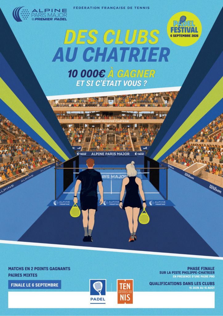 Des clubs au Philippe-Chatrier : la FFT lance un défi inédit aux amateurs de padel