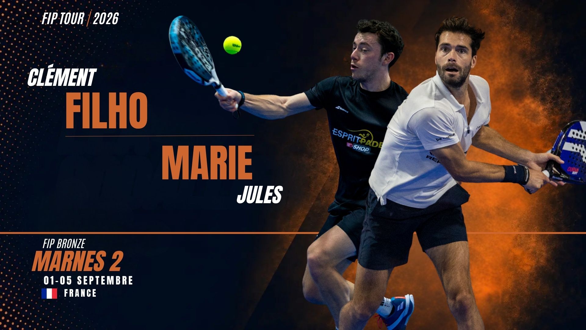 Clément Filho de retour : l’aventure avec Jules Marie peut enfin commencer au FIP Bronze Marnes