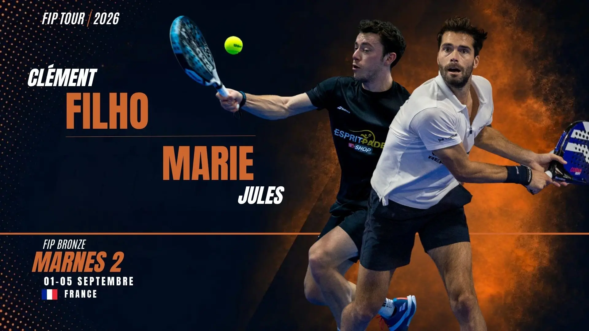 Clément Filho de retour : l’aventure avec Jules Marie peut enfin commencer au FIP Bronze Marnes