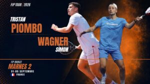 Tristan Piombo / Simon Wagner veulent créer la surprise pour leur première au FIP Bronze Marnes